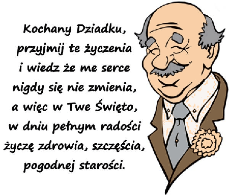 Kochany Dziadku, przyjmij te życzenia